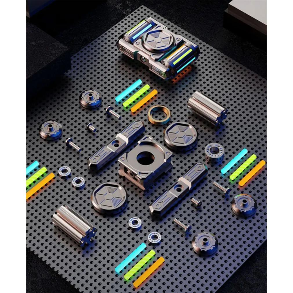 Luminous Tank Roller 101 Fidget Spinner EDC Metal Hand Spinner Adult Fidget Toys ADHD Tool Anxiety Stress Relief Toys Office Toy