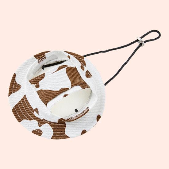 Rybářská čepice s otvory pro uši Nastavení spony do uší Ušní větruodolná Bavlna Outdoorové sportovní oblečení Klobouk na opalování pro domácího mazlíčka Denní umístění