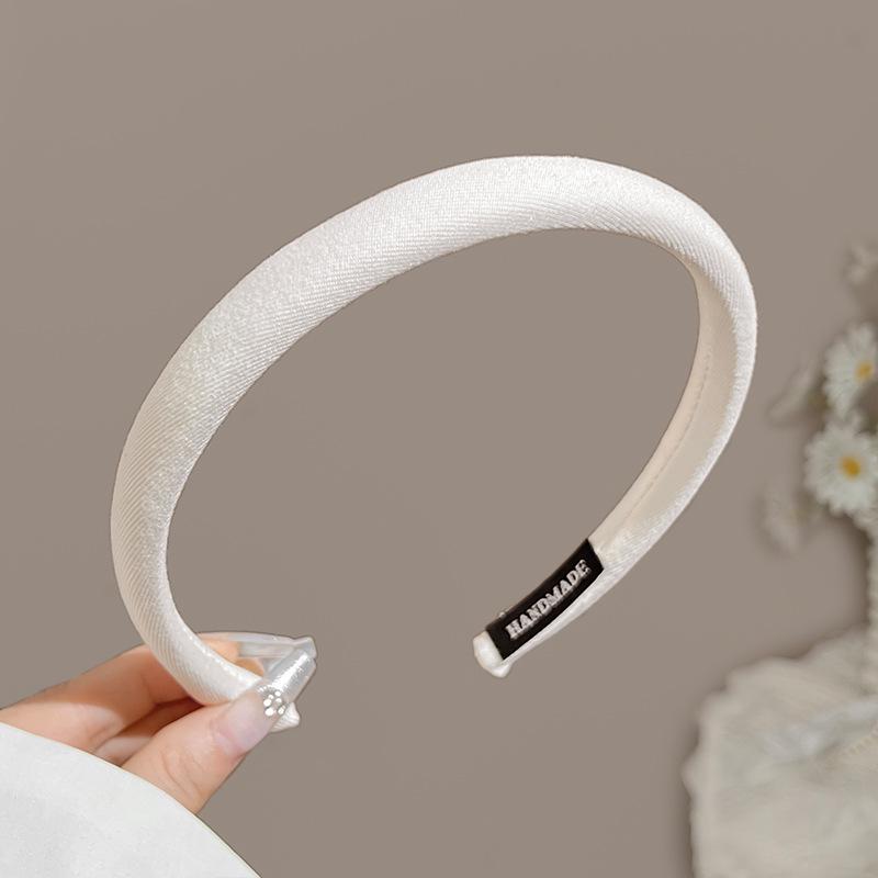 

Бежевый Универсальный Женский Ободок с Губкой: Высокий пучок на макушке, модная заколка и резинка для волос