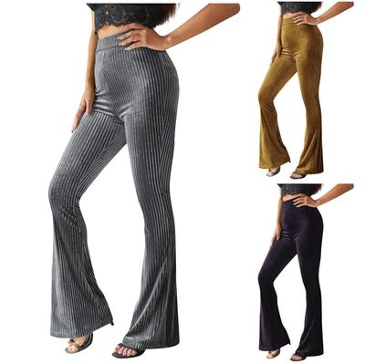 Women's Casual Fashion Solid Color Casual Pants Slim Fit Trousers