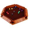 CECPC Six-Sided Wooden Puzzle & Drinking Game Table Toy