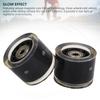 4 PCS Longboard Wheels and Bearings Skateboard Wheels Magnetic Core Friction High Rebound PU 55x45mm Black