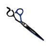 6.0" Black-Blue Notch Handle Napson Hairdressing Thinning & Straight Shears