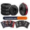 Outdoor Waterproof Car Tire Protection Cover