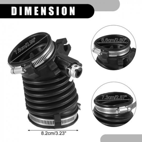 Air Cleaner Intake Hose Tube with Clamps 17225-R1A-A01 for Honda Civic 2012-2015