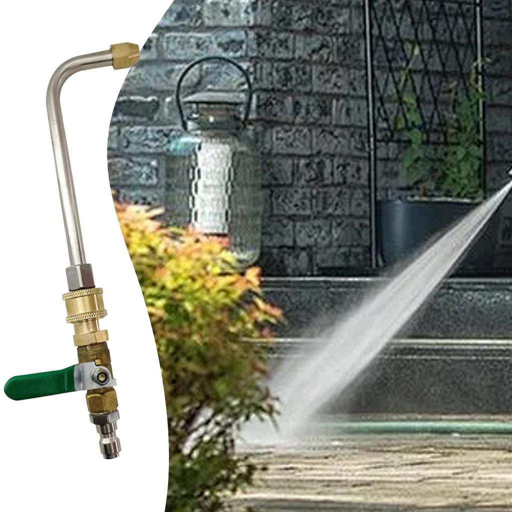 High Pressure Washer Extension 1/4 Quick Connect Easy Installation Attachment Hose Adapter