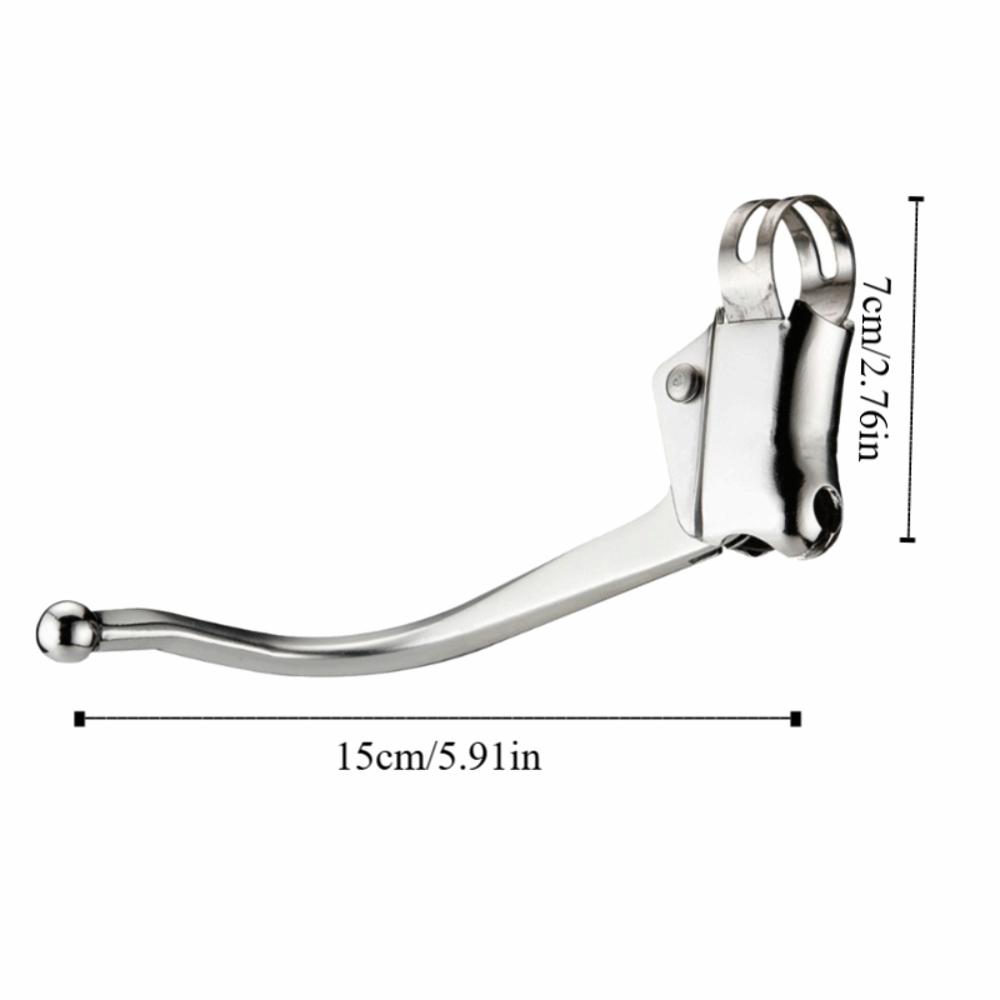 1 Para Dźwigni Hamulcowych Rowerowych ze Stali Nierdzewnej do Rowerów z Ostrym Kołem, Rowerów Szosowych, Rowerów Miejskich