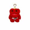 Big Teeth Fuggler Monster Plush Keychain Toy Cartoon Design Children Gift Use