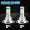 2 Stück H7 LED-Scheinwerferlampe, Auto-Nebelscheinwerfer, Fern- und Abblendlicht-Umrüstsatz, 6000 K, 110 W, ultraweiß