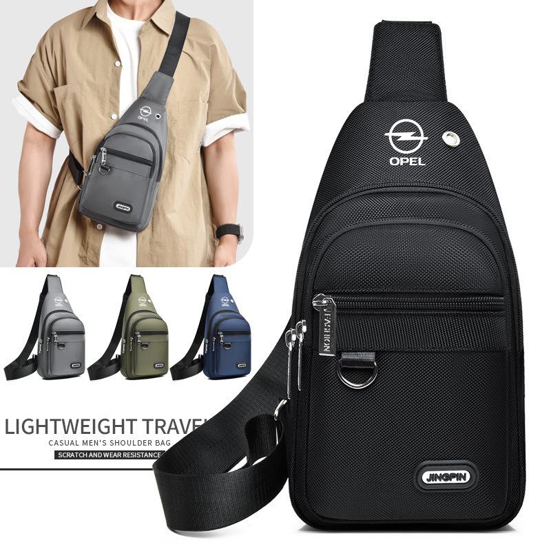 Leisure Car Small Backpack One-shoulder Messenger Bag Chest Bag For Opel Astra H G J Insignia Mokka Zafira Corsa Vectra B C D