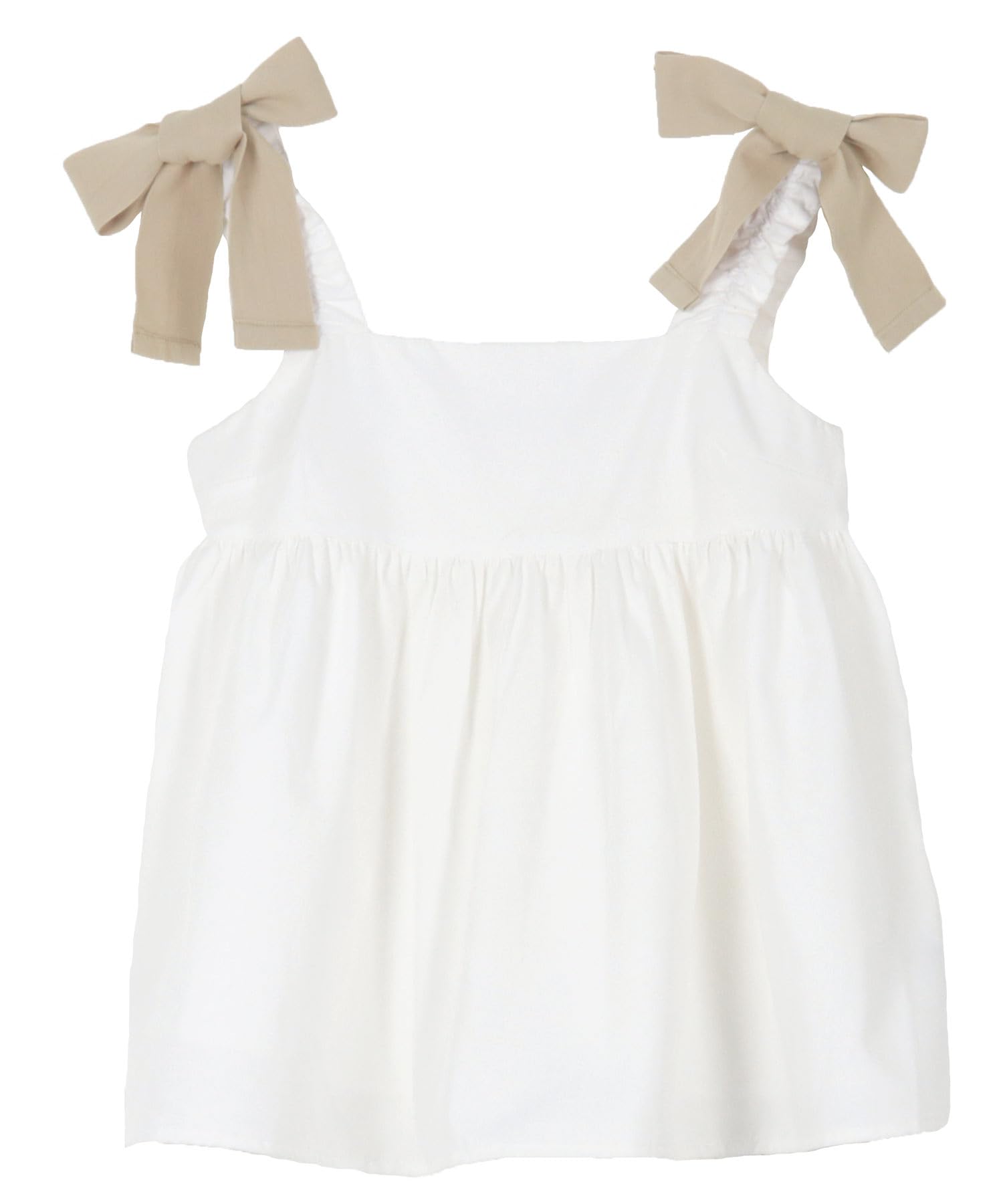 

Kobe Lettuce Peplum Sleeveless Short Cropped Bustier with Shoulder Ribbons Women s [C6866] Medium, Off-White