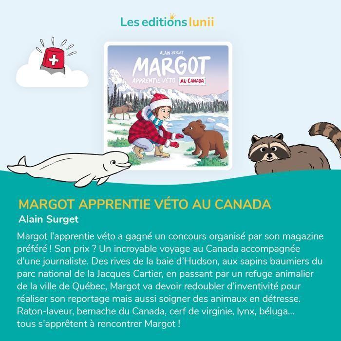 Console educative - lunii - coffret margot apprentie véto au canada - livre audio interactif dès 7 ans
