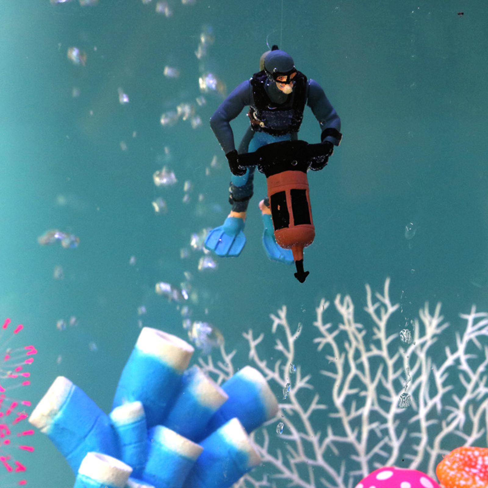 

Fish Tank Diver Decoration Swimming Posture Little Diver Aquarium Decoration Ornament Type 1