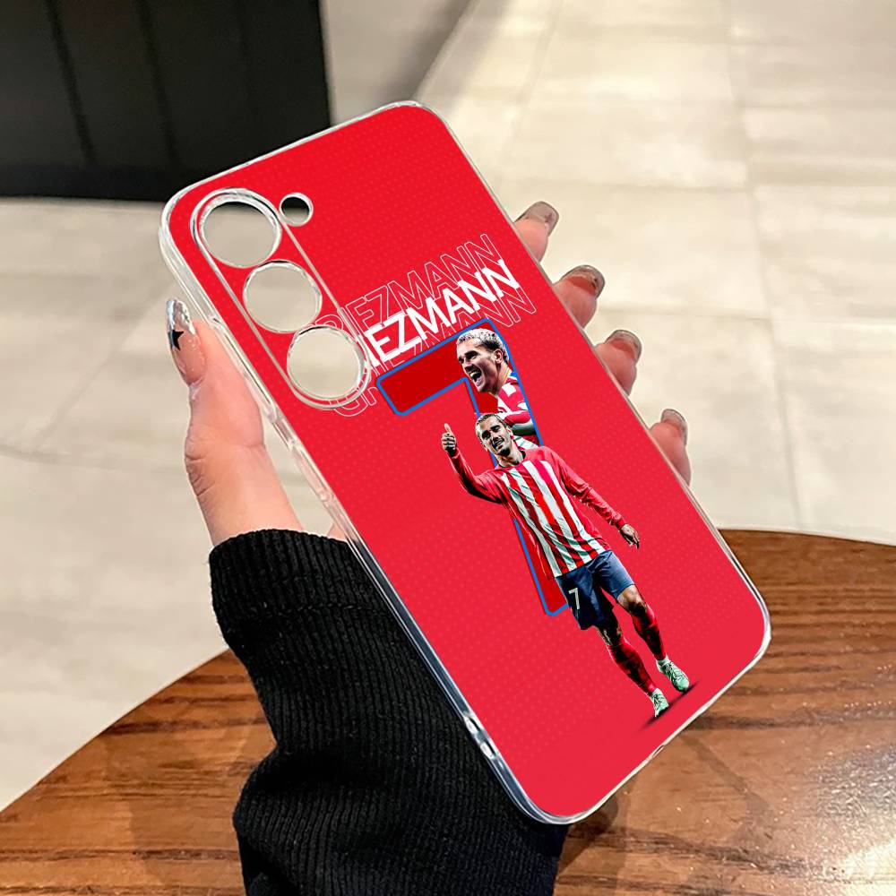 A-Antoine Griezmann  Phone Case For SamsungA10,12,20,21S,30,31,40,50,51,52,70,71 Transparent Cover Samsung a21s