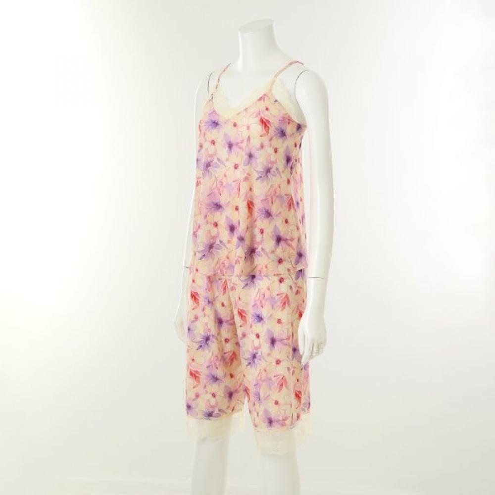 Wacoal Flower Print Pajamas Set Wdw3103 Whs3103l
