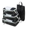 Travel Compression Storage Bag Set - 4-Pack Clothes Organizer Bags for Luggage