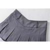 Damen Frühling Sommer Glamour Stil V-Taille Minirock Anti-Exposure A-Linie Figurschmeichelnd Schlankmachend Reiner-Wunsch Faltenrock