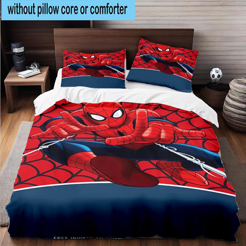 3pcs Spider 3pcs Bedding,Including 3pcs Duvet Cover And 2pcs Pillowcases Perfect for Christmas,Ideal for Bedroom, Dormitory