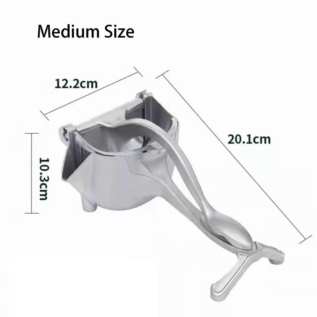 Manual Hand Fruit Juicer Press Aluminum Alloy Hand Squeezer Handheld Citrus Juice Extractor for Orange Lemon Pomegranate for Squeezer Home Kitchen Use