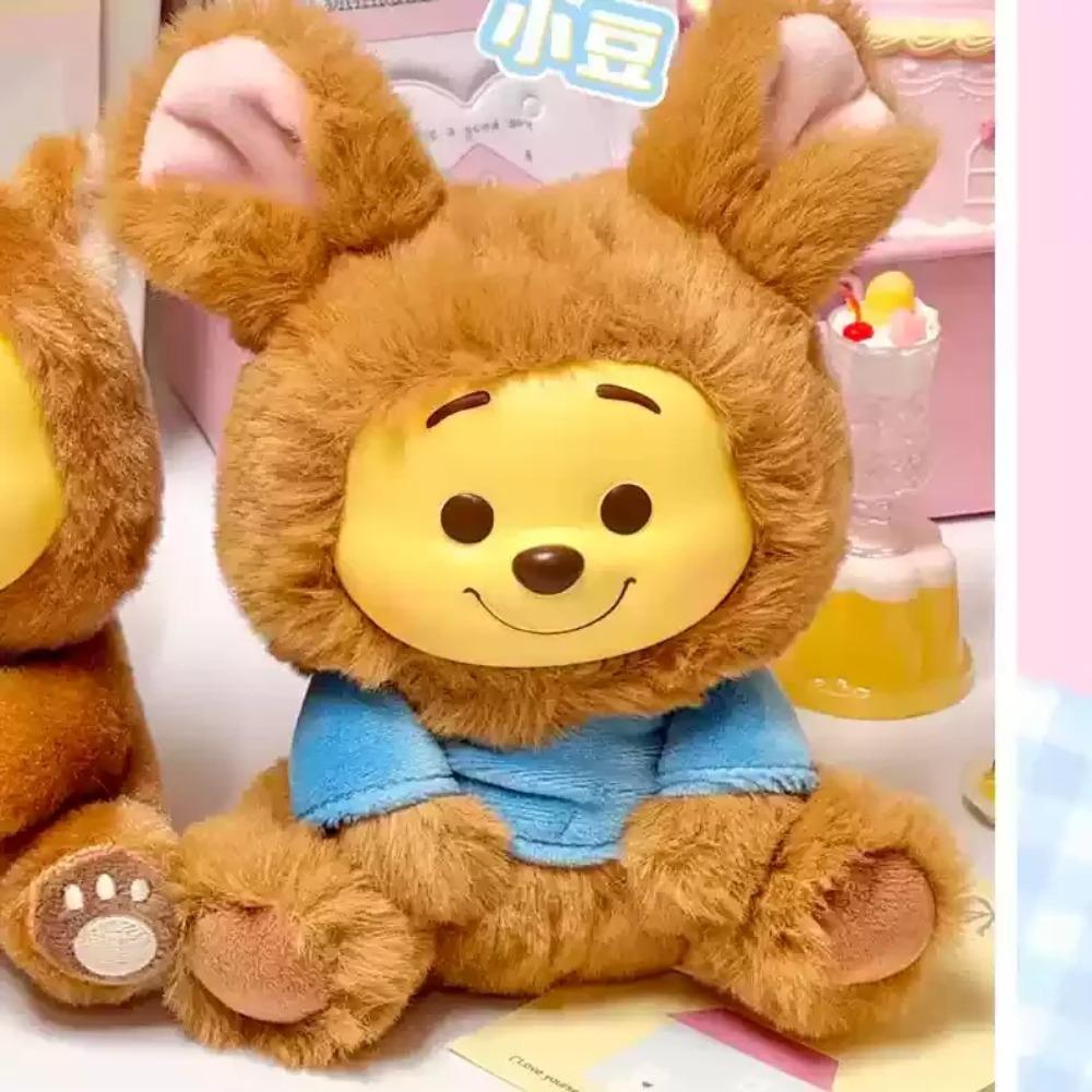 În stoc Original Miniso Winnie The Pooh Petrecere Năzdrăvană Cutie Surpriză Pandantiv de Pluș Păpușă Decor Breloc Cadou Jucărie Fată de Ziua de Naștere