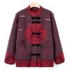 Elderly Women's Chinese Style Cardigan with Tang Buttons