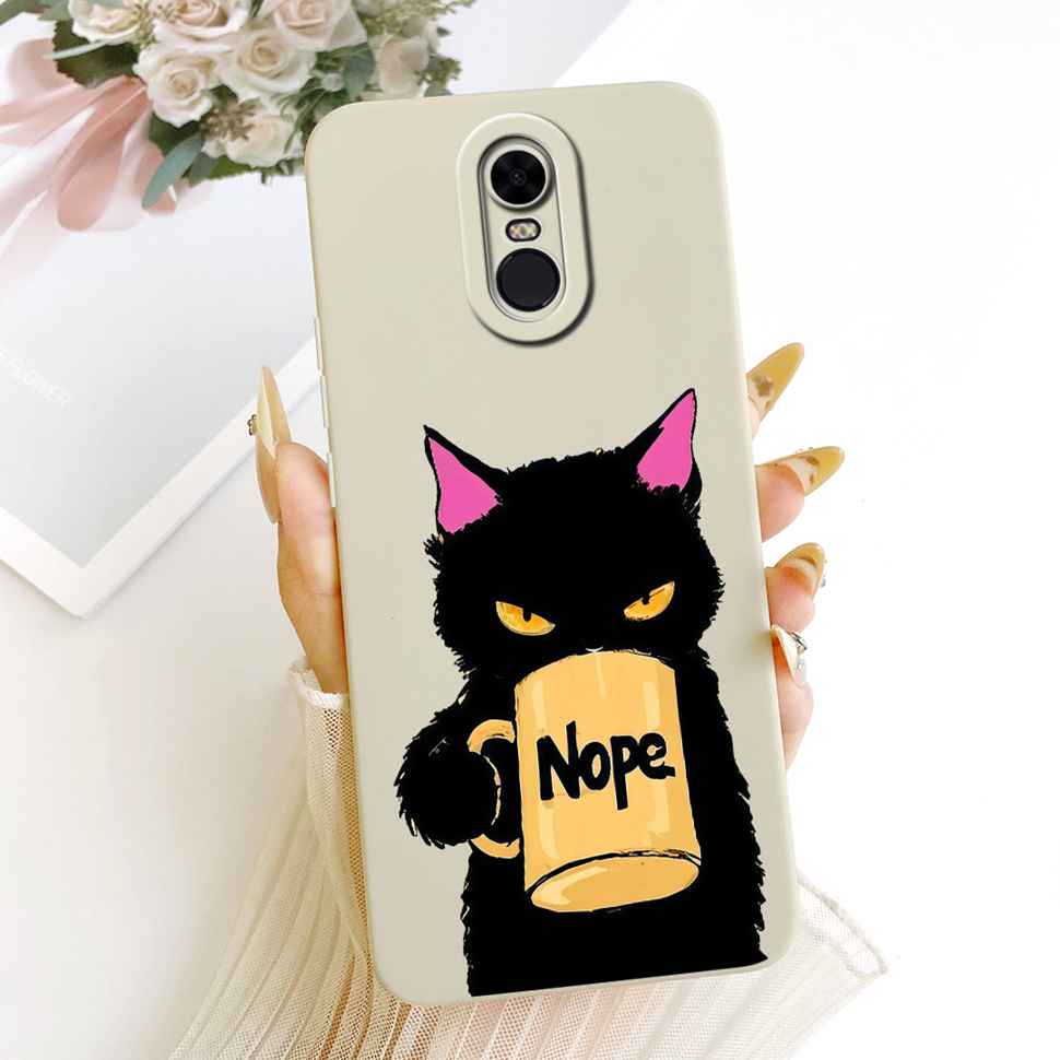 For Xiaomi Redmi 5 Plus (Redmi Note 5) Case Cat Painted Cover Soft Slim Phone Case For Xiaomi Redmi5 Plus 5Plus Note5 Shell