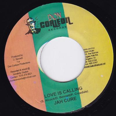 7inch Record JAH CURE - Love Is Calling NONE Don Corleon Rec 2005 Jamaica Reggae, Ska & Dub Used
