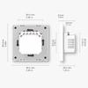 MOES Star Ring Switches ZigBee3.0 Tuya Smart Push Button Light Switch Smart Life APP Remote Control Work Alexa Google Home Voice