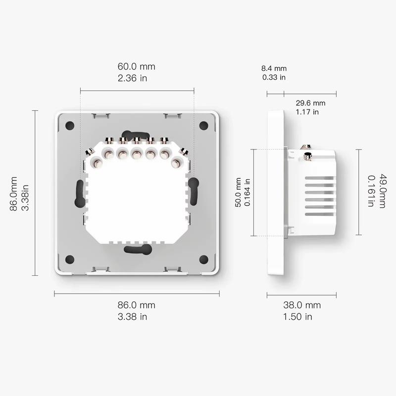 MOES Star Ring Switches ZigBee3.0 Tuya Smart Push Button Light Switch Smart Life APP Remote Control Work Alexa Google Home Voice