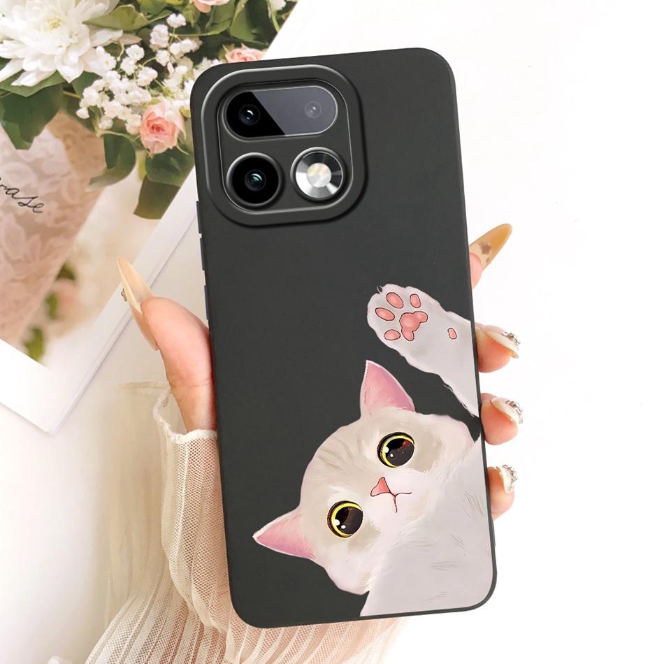 For Realme 16 Pro+ 16Pro Cute Cat Flower Cartoon Phone Case For Realme 16 Pro Plus 5G Soft Silicone Covers Bumpers
