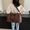 Large Capacity Handbag Short Distance Travel Bag PU Women's Fitness Luggage Bag