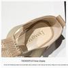 Women's 2024 Summer Mesh Closed-Toe Flat Sandals: Versatile Round-Toe Fishnet Mary Janes