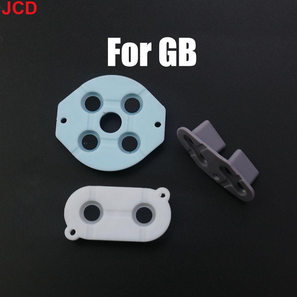 JCD 1 Set Gummi-Leitfähige Tasten für Game Boy Classic GB GBA GBC GBP GBA SP GBM Silikonpad Tastatur A-B D-Pad-Taste