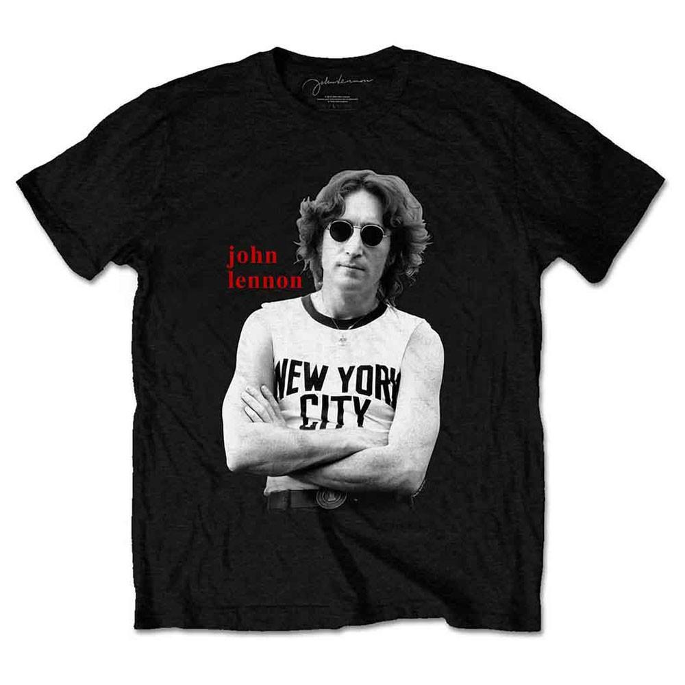 

John Lennon New York City Black amp White T Shirt Unisex T-Shirt S