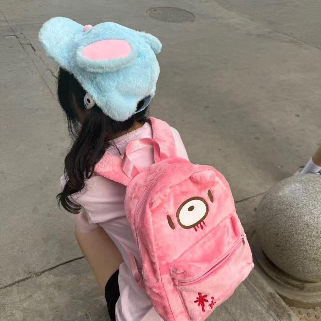 Gloomy Bear Backpack Japanese Kawaii Style Large Capacity School Bag Teen Aesthetic Laptop Bookbag Daypack For Women Travel
