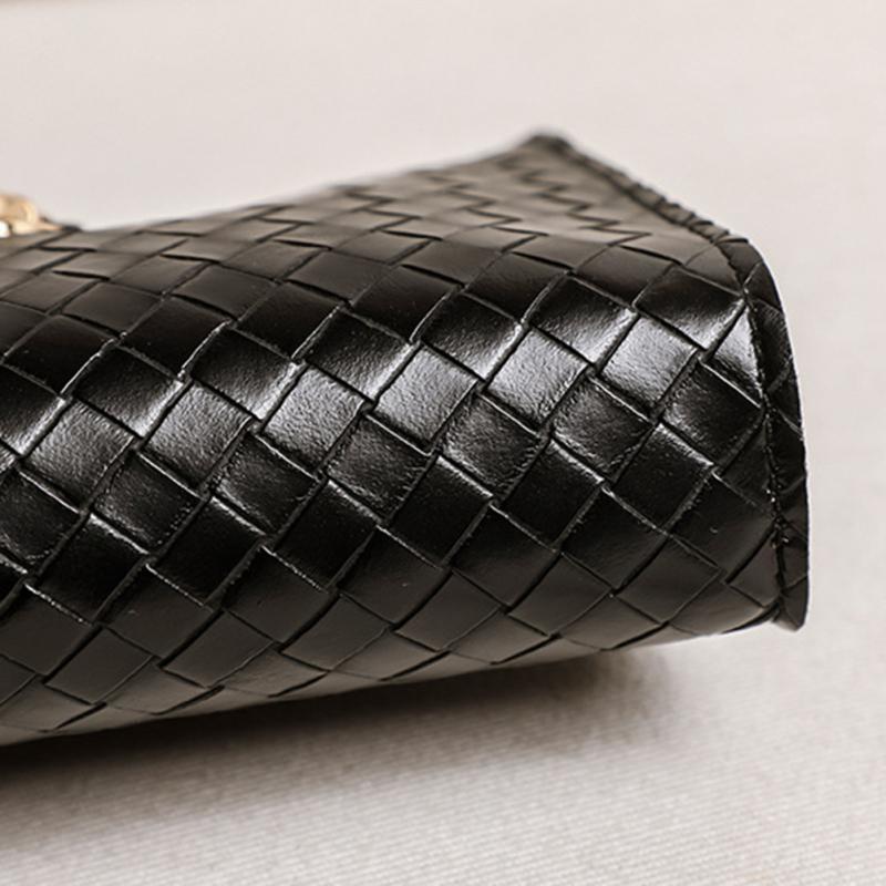 Fashion Pu Leather Mobile Phone Bag For Girls Casual Solid Color Chain Shoulder Bag For Women Gifts