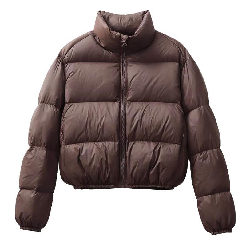 Down Jacket Women's Short Style New Year's New Small Thickened Bread Coat Cotton Jacket Winter Coat