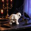 Halloween-Geschenke für Freunde Geist-Figur mit Mittelfinger, Niedliche Statue, Lustige Figuren Gruselige Harz-Humor Schreibtischdekoration Party Zuhause Büro
