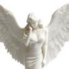 3D Printed Elegant Angel Figurine with Large Wings Decorative Angel Statue Angel Art