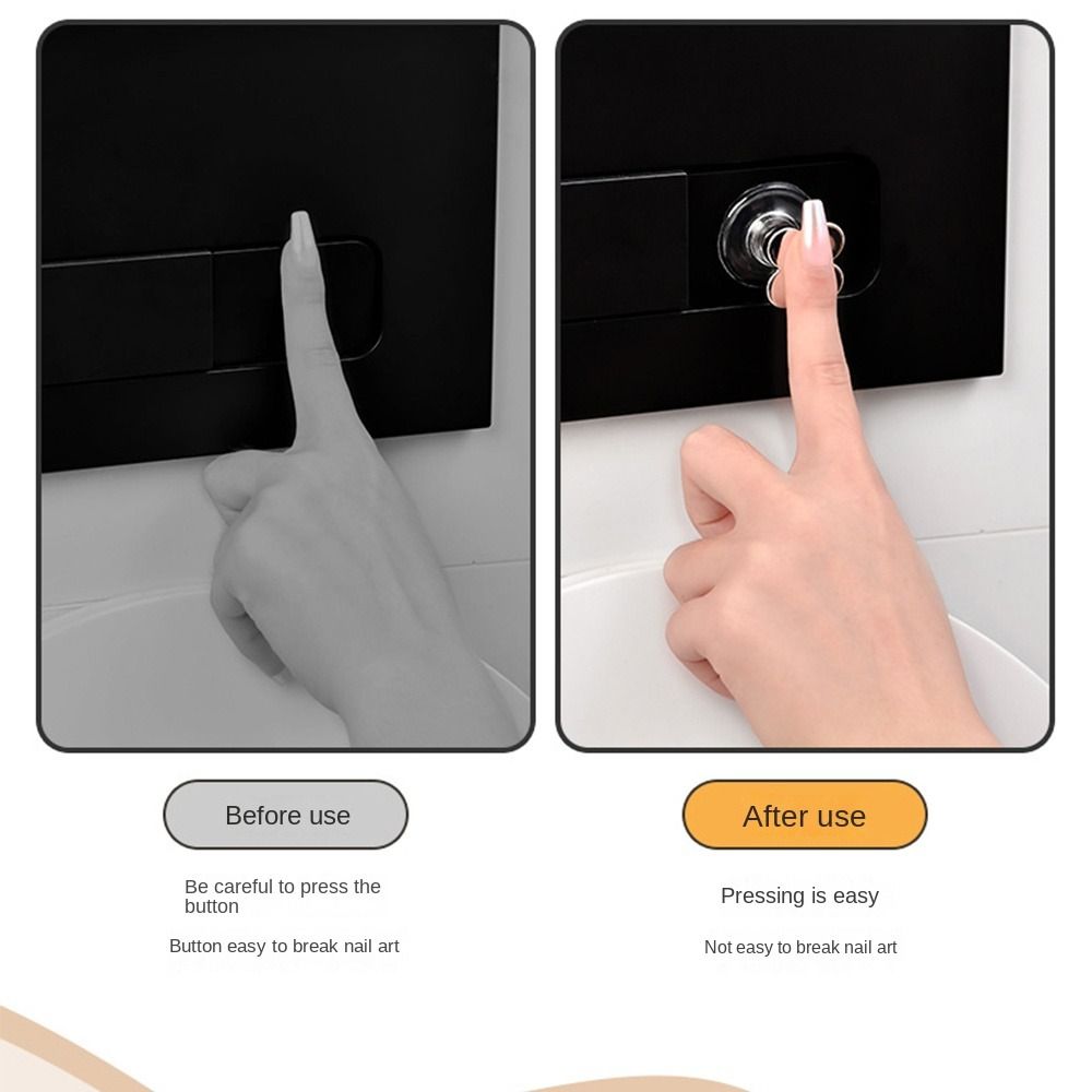 Universal Toilet Flush Button Plastic Toilet Button Flower Shaped Toilet Tank Button  Toilet