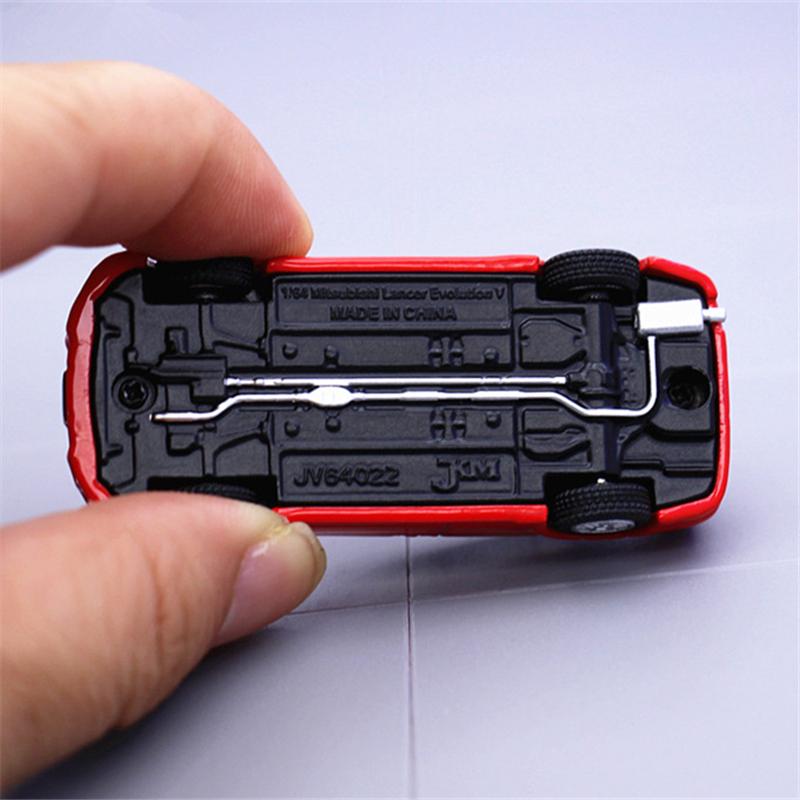 1/64 Mitsubishis Lancer Evolution V Alloy Sports Car Model Diecast Metal Racing Car Vehicles Model Miniature Scale Kids Toy Gift