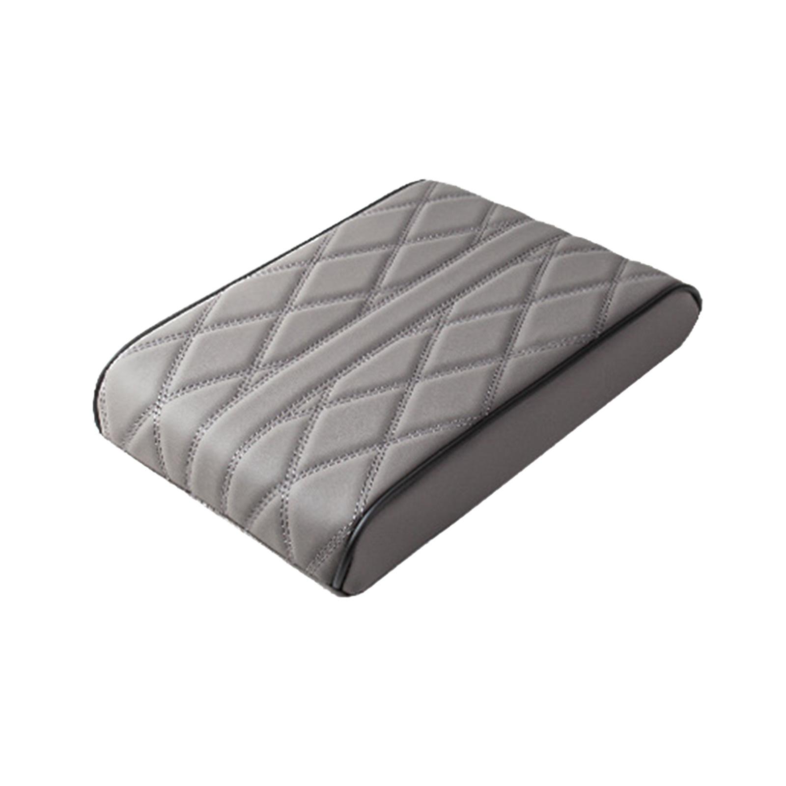 

Car Armrest Box Pad Car Center Console Cushions Pillow Height Increase Pad with Tissue Holders Armrest Protector Cover сірий колір