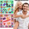 Adultopoly Board Game Couple Board Game Couple Opoly Board Game Entertainment Board Cards Games Couples Outdoor Portable Game Premium Quality