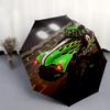 Reiseregenschirm im Monster-Truck-Design, 8 Rippen, Automatisches Öffnen und Schließen, Tragbares faltbares Design, Kompakter und stilvoller Schirm geeignet für