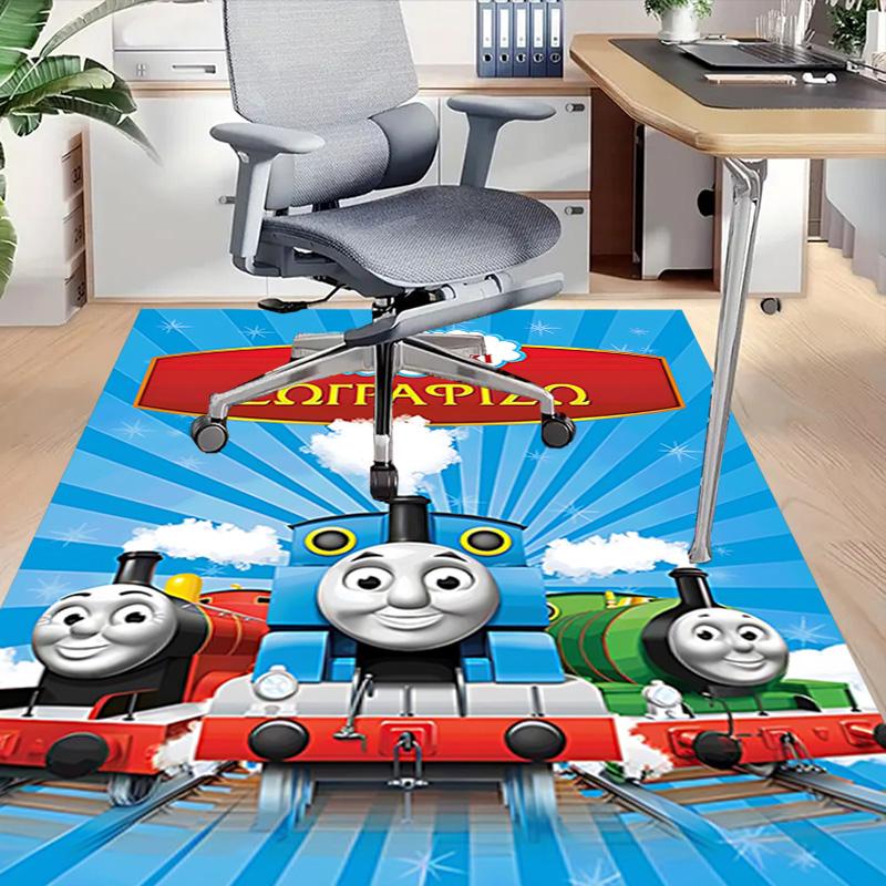 1pc Thomas Friends Adventure Carpet for Playroom Bedroom Living Room Sofa Home Decor,kids Game Area Rug Non-slip Floor Mat Y73042