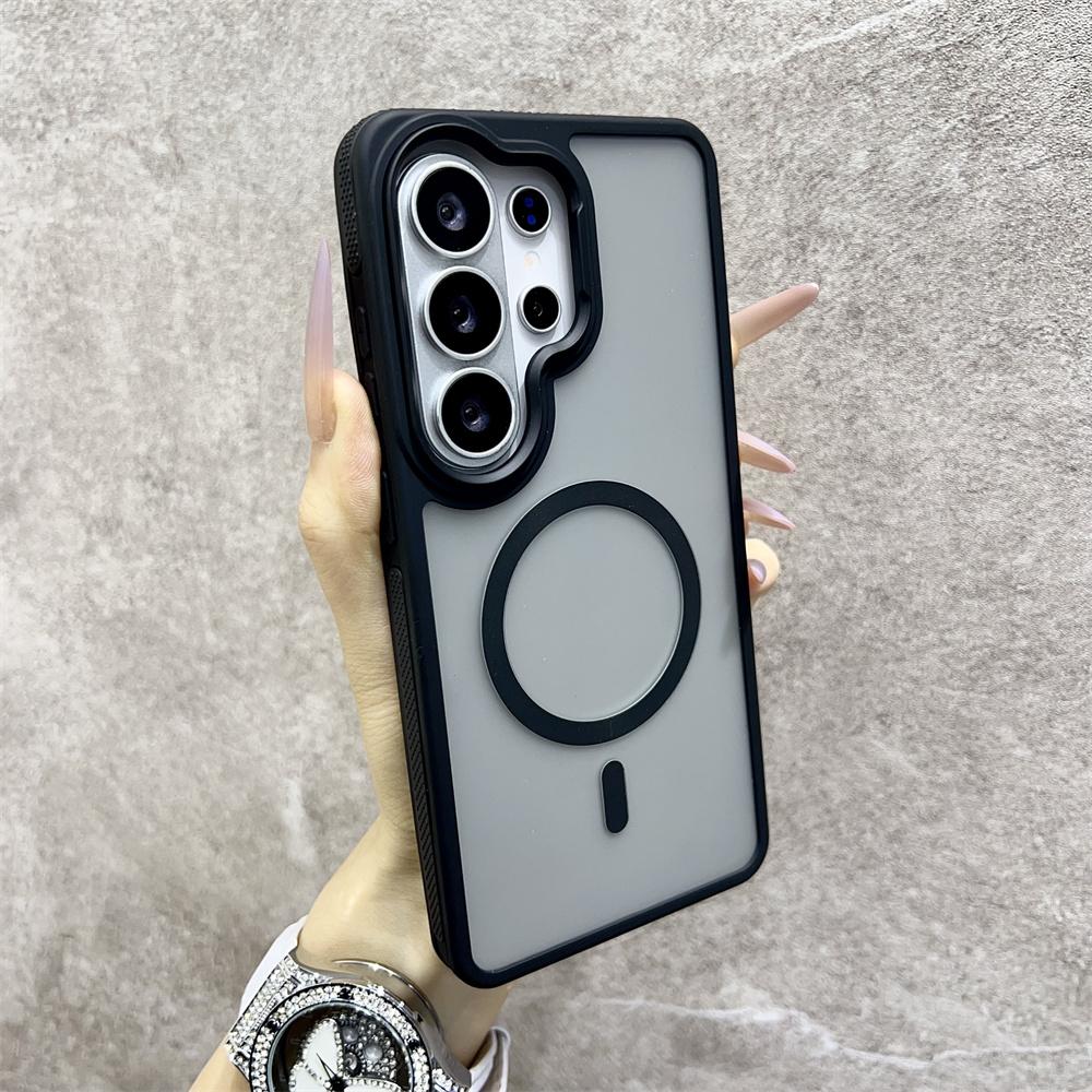 For Magsafe Magnetic Colorful Case For Samsung S26 S24 FE S25 Ultra S23 Plus A54 A55 A56 A57 A35 A36 A37 A25 A26 A06 A07 Cover
