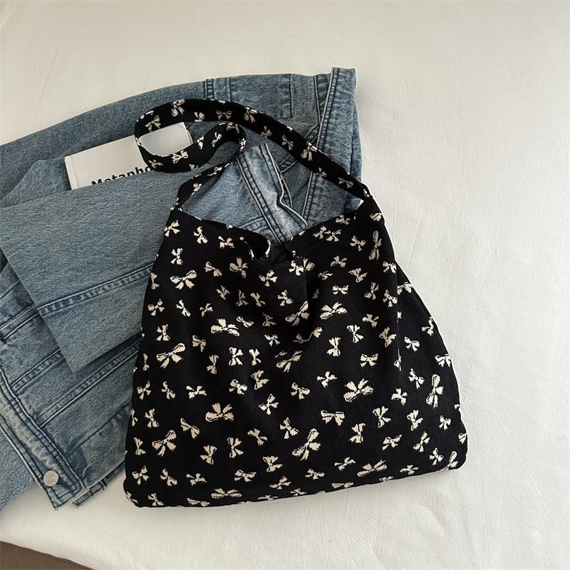 Stylish Vintage Canvas Tote Bag For Students And Teens With Large Capacity Perfect For Daily Use