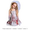 Girls Bloodstained Horror Ghost Bride Cosplay Dress Halloween Parties Costume