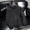 Men's Light Luxury Hooded Spring Jacket, Casual and Loose-Fit Oversized Top, Trendy and Stylish Men's Outerwear