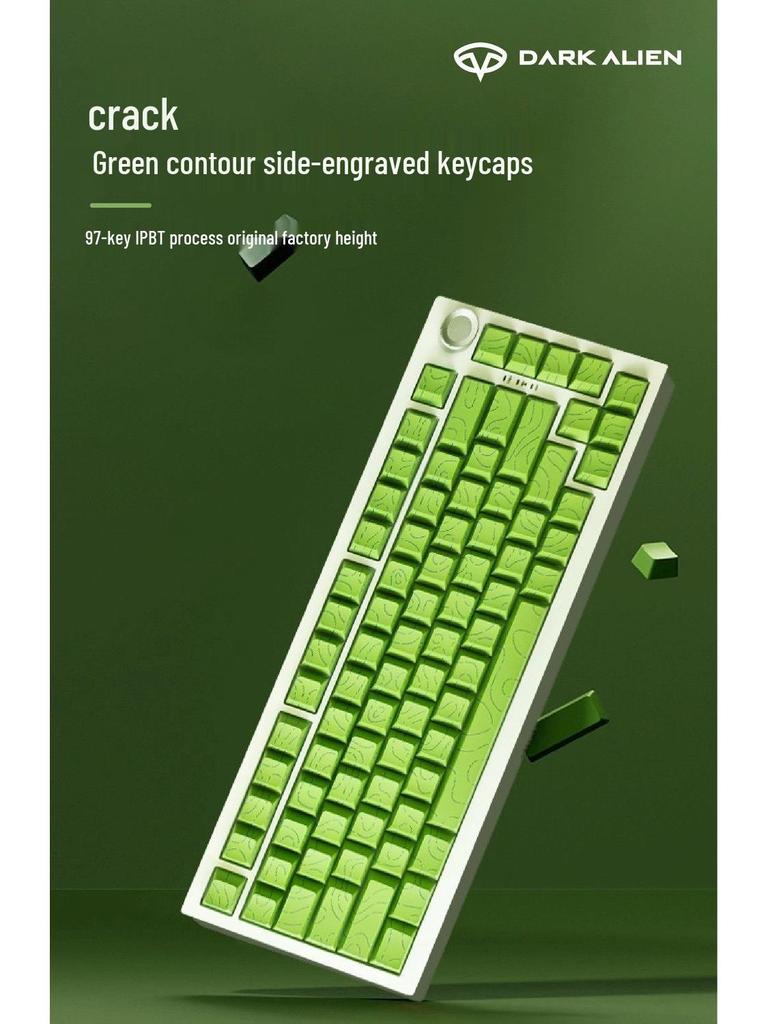 Contour 4.0 Gradient Translucent Tastenkappen - Originalhöhe, Rissige Zeichen, 6087108 Benutzerdefinierte Mechanische Tastatur